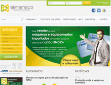 Tablet Screenshot of abramaco.org.br